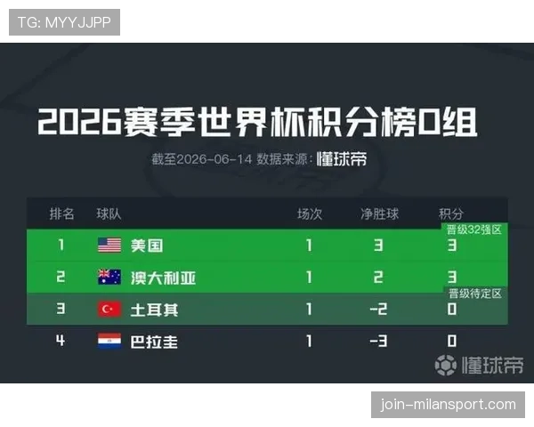 美国2-3土耳其：世界杯D组末轮战报